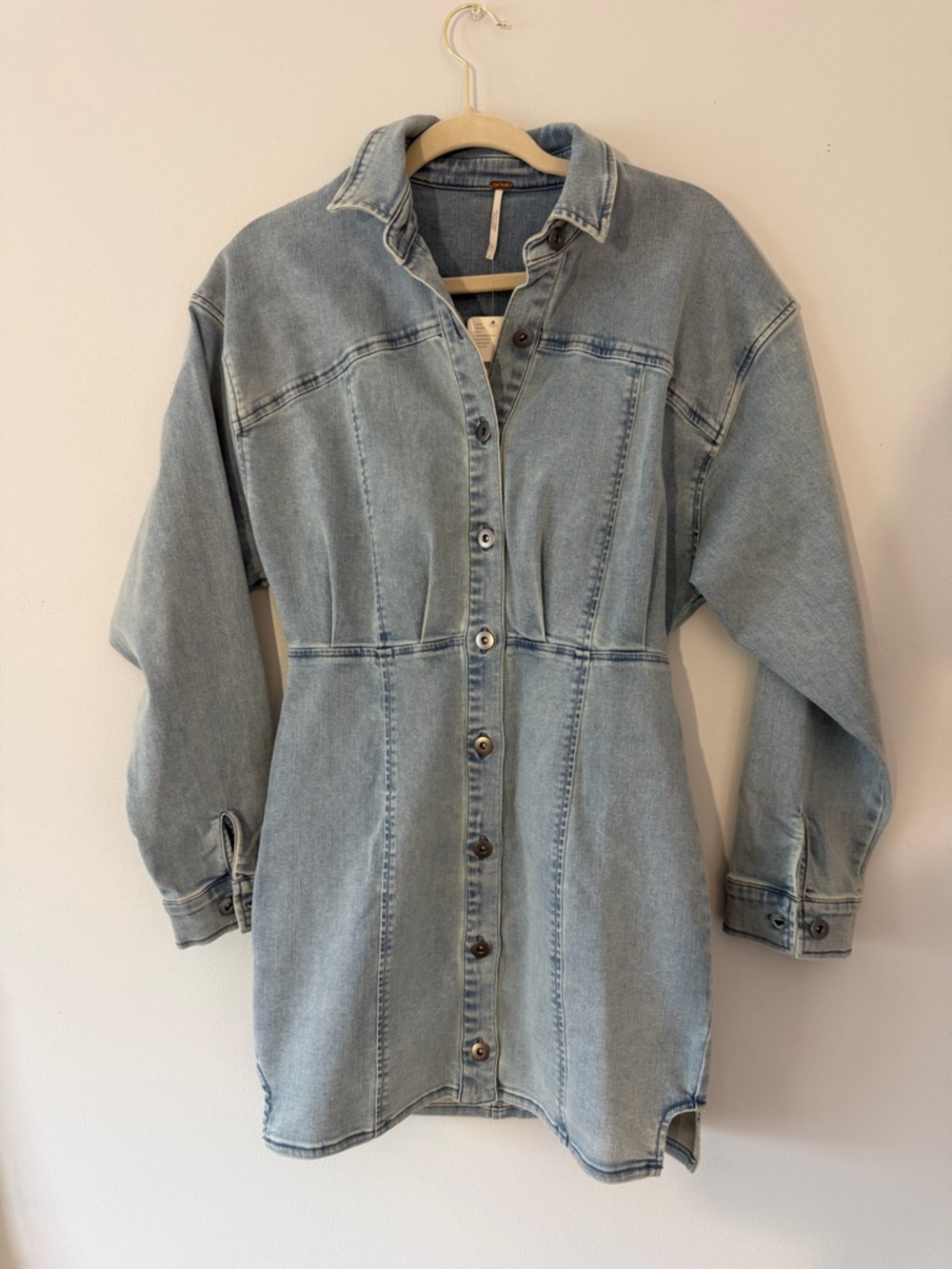 Free People denim mini dress